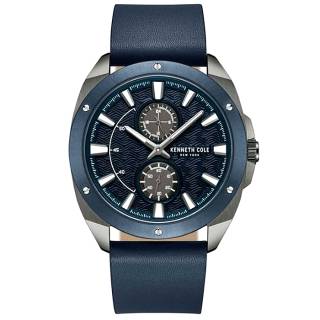 Ρολόι KENNETH COLE KCWGF0035601 KENNETH COLE Blue Leather Strap