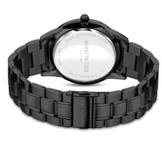 Ρολόι KENNETH COLE  KCWGG2122902 KENNETH COLE Modern Classic Diamonds Black Stainless Steel Bracelet