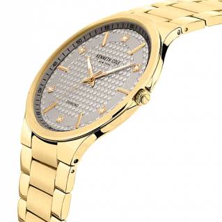 Ρολόι KENNETH COLE  KCWGG2124902 KENNETH COLE Modern Classic Diamond Gold Stainless Steel Bracelet