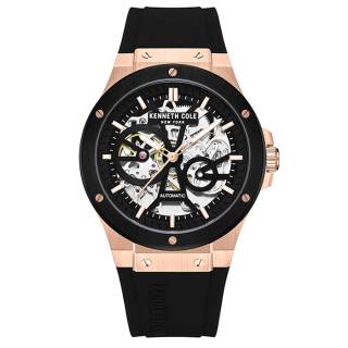 Ρολόι KENNETH COLE KCWGO0035503 KENNETH COLE Automatic Black Silicone Strap