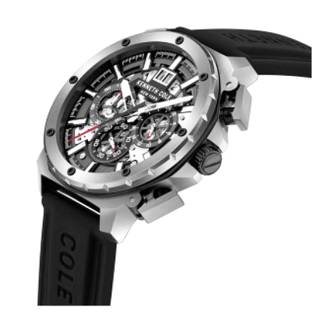 Ρολόι KENNETH COLE  KCWGO2105101 KENNETH COLE Premium Sport Chronograph Black Silicone Strap