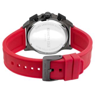 Ρολόι KENNETH COLE  KCWGO2105103 KENNETH COLE Premium Sport Chronograph Red Silicone Strap