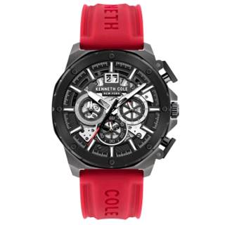 Ρολόι KENNETH COLE  KCWGO2105103 KENNETH COLE Premium Sport Chronograph Red Silicone Strap