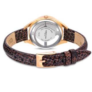 Ρολόι KENNETH COLE  KCWLA2124202 KENNETH COLE Modern Classic Crystals Brown Leather Strap