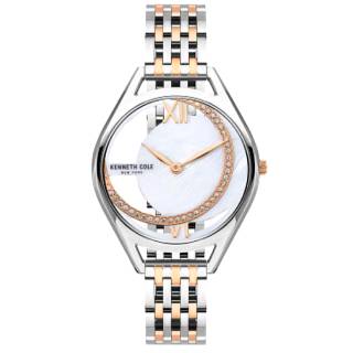 Ρολόι KENNETH COLE  KCWLG2124204 KENNETH COLE Modern Classic Crystals Two Tone Stainless Steel Bracelet