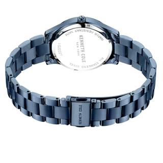 Ρολόι KENNETH COLE  KCWLG2222703 KENNETH COLE Modern Classic Diamonds Blue Stainless Steel Bracelet