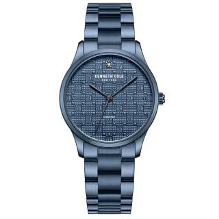 Ρολόι KENNETH COLE  KCWLG2222703 KENNETH COLE Modern Classic Diamonds Blue Stainless Steel Bracelet