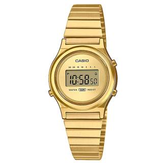 ΡΟΛΟΙ CASIO  LA-700WEG-9AEF CASIO Vintage Chronograph Gold Stainless Steel Bracelet