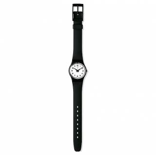 ΡΟΛΟΙ SWATCH  LB153 SWATCH Something New Black Rubber Strap