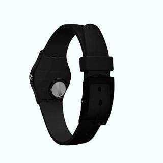 ΡΟΛΟΙ SWATCH  LB153 SWATCH Something New Black Rubber Strap