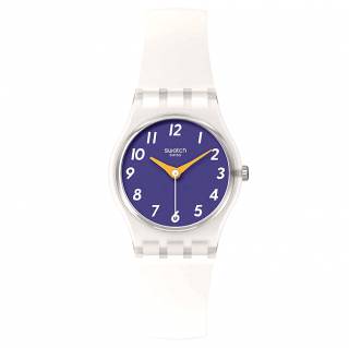 ΡΟΛΟΙ SWATCH  LE108 SWATCH Essentials The Gold Within You White Silicone Strap