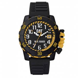 ΡΟΛΟΙ CATERPILLAR  LK17121117 CATERPILLAR Barricade Black Silicone Strap