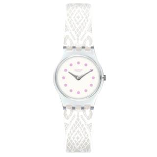 ΡΟΛΟΙ SWATCH  LK394 SWATCH Dentellina Two Tone Silicone Strap