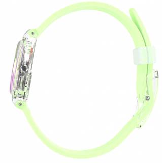 ΡΟΛΟΙ SWATCH   LK397 SWATCH Casual Green Light Green Silicone Strap