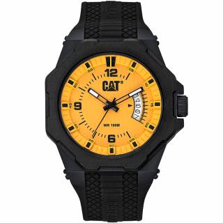 ΡΟΛΟΙ CATERPILLAR  LM12121731 CATERPILLAR Octa Black Rubber Strap