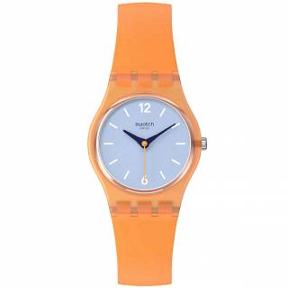 ΡΟΛΟΙ SWATCH  LO116 SWATCH Essentials View From A Mesa Orange Silicone Strap