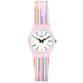 ΡΟΛΟΙ SWATCH  LP155 SWATCH Guimauve Multicolor Silicone Strap