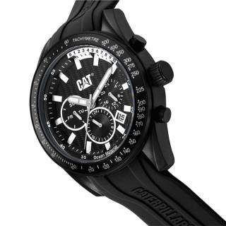 ΡΟΛΟΙ CATERPILLAR LQ16921122 CATERPILLAR Oceania Dual Time Black Silicone Strap