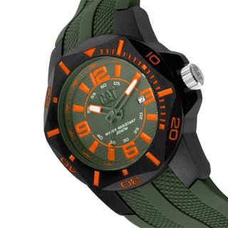 ΡΟΛΟΙ CATERPILLAR LR16123138 CATERPILLAR Diver Green Silicone Strap