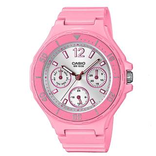 ΡΟΛΟΙ CASIO LRW-250H-4A3VEF CASIO Collection Pink Rubber Strap