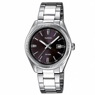 ΡΟΛΟΙ  CASIO   LTP-1302PD-1A1VEG CASIO Collection Stainless Steel Bracelet