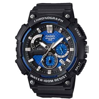 ΡΟΛΟΙ CASIO  MCW-200H-2AVEF CASIO Chronograph Blue Rubber Strap