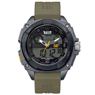 ΡΟΛΟΙ CATERPILLAR MD15523121 CATERPILLAR Ana-Digitized Chronograph Khaki Silicone Strap