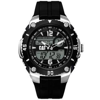 ΡΟΛΟΙ CATERPILLAR ME14521131 CATERPILLAR Sportica Chronograph Black Silicone Strap