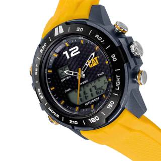 ΡΟΛΟΙ CATERPILLAR MH15527131 CATERPILLAR Horizon Chronograph Yellow Silicone Strap