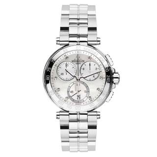 ΡΟΛΟΙ MICHEL HERBELIN MH33696/B59 MICHEL HERBELIN Newport Chrono Silver Stainless Steel Bracelet