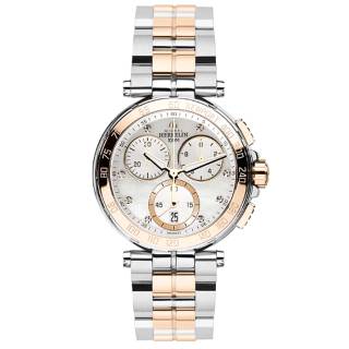 ΡΟΛΟΙ MICHEL HERBELIN  MH33696/BTR59 MICHEL HERBELIN Newport Chrono Two Tone Stainless Steel Bracelet