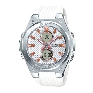 ΡΟΛΟΙ CASIO MSG-C100-7AER CASIO G-SHOCK Solar Chronograph White Rubber Strap