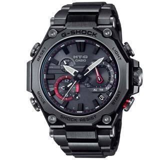 ΡΟΛΟΙ  CASIO MTG-B2000BDE-1AER CASIO G-SHOCK Solar Smartwatch Black Stainless Steel Bracelet Gift Set