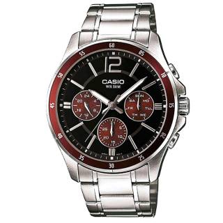 ΡΟΛΟΙ  CASIO   MTP-1374PD-5AVEF CASIO Collection Silver Stainless Steel Bracelet