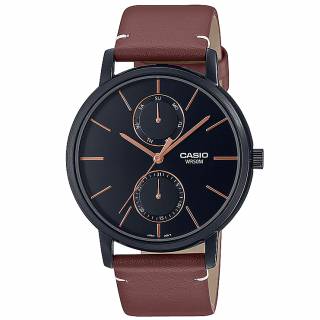 ΡΟΛΟΙ CASIO   MTP-B310BL-5AVEF CASIO Collection Brown Leather Strap