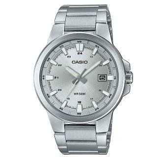 ΡΟΛΟΙ  CASIO   MTP-E173D-7AVEF CASIO Collection Silver Stainless Steel Bracelet