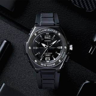 ΡΟΛΟΙ CASIO   MWA-100HB-1AVEF CASIO Standard Black Rubber Strap