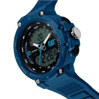 ΡΟΛΟΙ CATERPILLAR  MX11526236 CATERPILLAR Anadigit X Chronograph Blue Polyurethane Strap