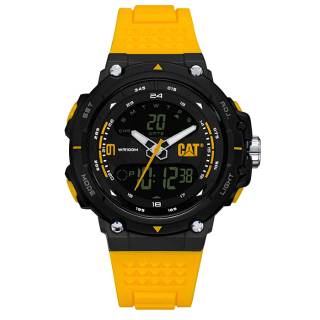 ΡΟΛΟΙ CATERPILLAR  MX16527137 CATERPILLAR Anadigit X Chronograph Yellow Polyurethane Strap