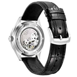 ΡΟΛΟΙ  CITIZEN NH8390-20LE CITIZEN Automatic Black Leather Strap