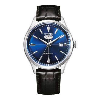 ΡΟΛΟΙ  CITIZEN NH8390-20LE CITIZEN Automatic Black Leather Strap