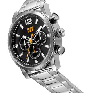 ΡΟΛΟΙ CATERPILLAR NP14311132 CATERPILLAR Utility Chronograph Silver Stainless Steel Bracelet