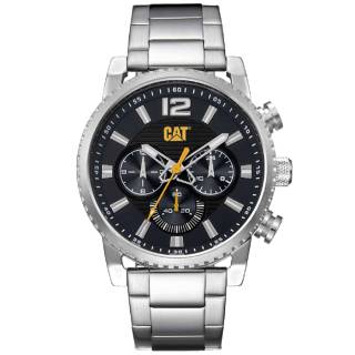 ΡΟΛΟΙ CATERPILLAR NP14311132 CATERPILLAR Utility Chronograph Silver Stainless Steel Bracelet