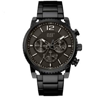 ΡΟΛΟΙ CATERPILLAR NP16316531 CATERPILLAR Utility Chronograph Black Stainless Steel Bracelet