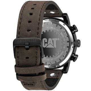 ΡΟΛΟΙ CATERPILLAR NP16335139 CATERPILLAR Utility Chronograph Brown Leather Strap