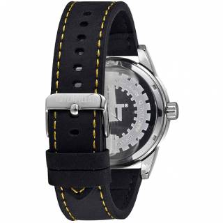 ΡΟΛΟΙ CATERPILLAR   NR14134121 CATERPILLAR Architect Black Leather Strap