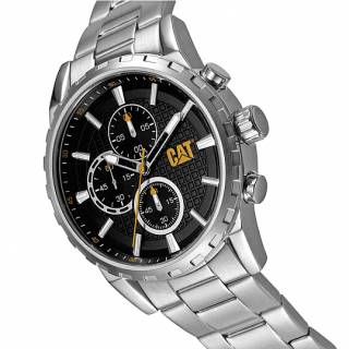 ΡΟΛΟΙ CATERPILLAR  NR14311121CATERPILLAR Architect Chronograph Silver Stainless Steel Bracelet