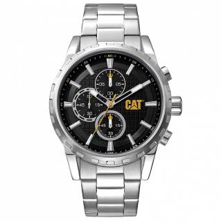 ΡΟΛΟΙ CATERPILLAR  NR14311121CATERPILLAR Architect Chronograph Silver Stainless Steel Bracelet