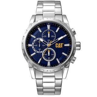 ΡΟΛΟΙ CATERPILLAR  NR14311621CATERPILLAR Architect Chronograph Silver Stainless Steel Bracelet