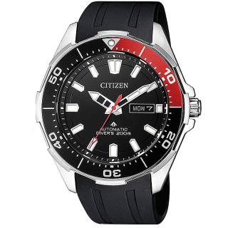 ΡΟΛΟΙ  CITIZEN   NY0076-10E CITIZEN Promaster Marine Automatic Black Rubber Strap